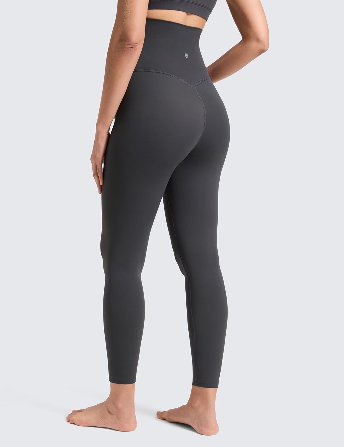 Detalle de CRZ YOGA Softretch maternità No Fronte Cucitura Leggings 64cm – Yoga Donna Gravidanza
