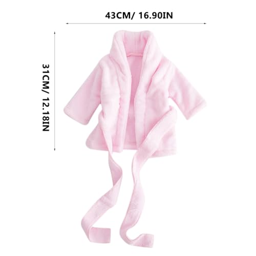 Thumbnail 1 de UPKOCH Bata de Baño Niña para Recién Nacido en Algodón Grueso - Rosa, Cómoda y Duradera