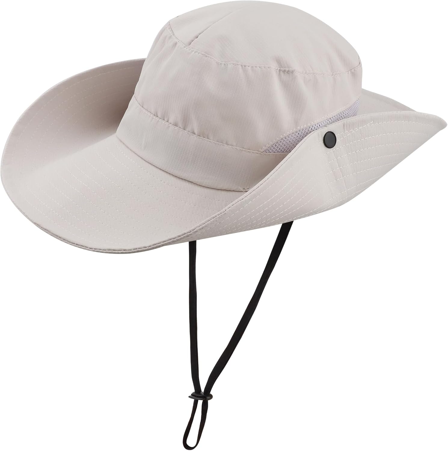 Thumbnail 1 de DRESHOW Baby Sun Hat for Toddlers (3–8 Years): UV Protection, Foldable Mesh Wide Brim with Chin Strap