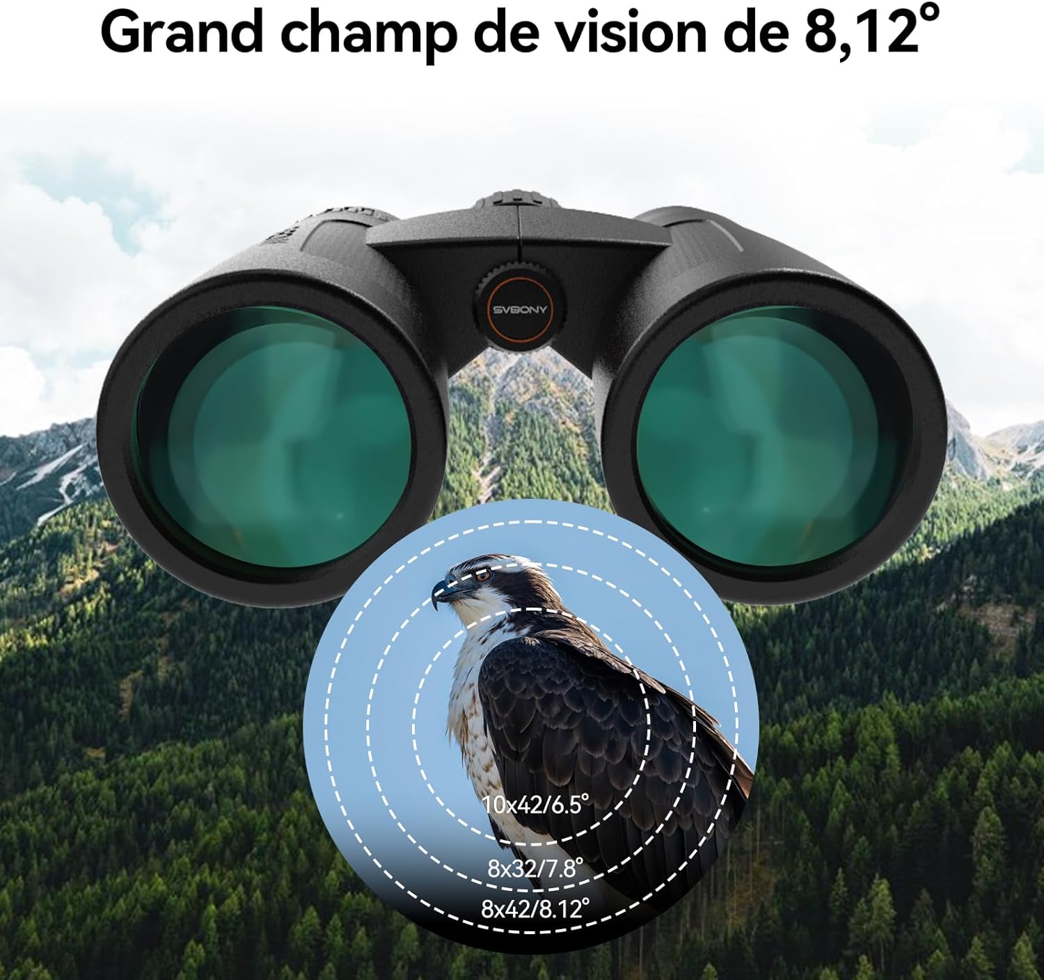 Thumbnail 6 de Svbony SV202 Upgraded 8x32 ED Fernglas – klare Sicht für Vogelbeobachtung