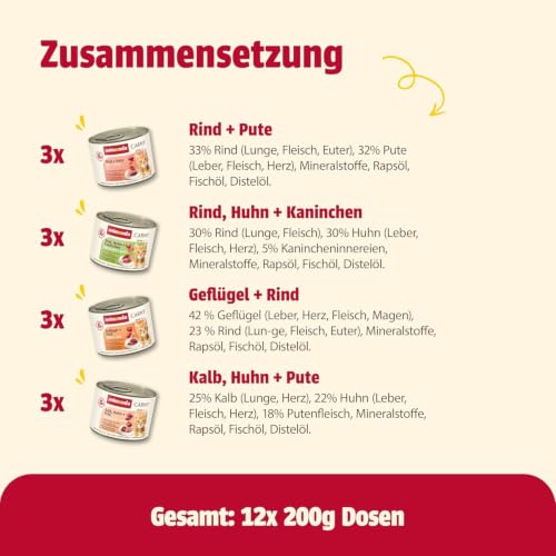 Detalle de animonda Carny Kitten Nassfutter Variation für Katzenkinder (12 x 200 g) – grain-free, ausgewogene Proteine