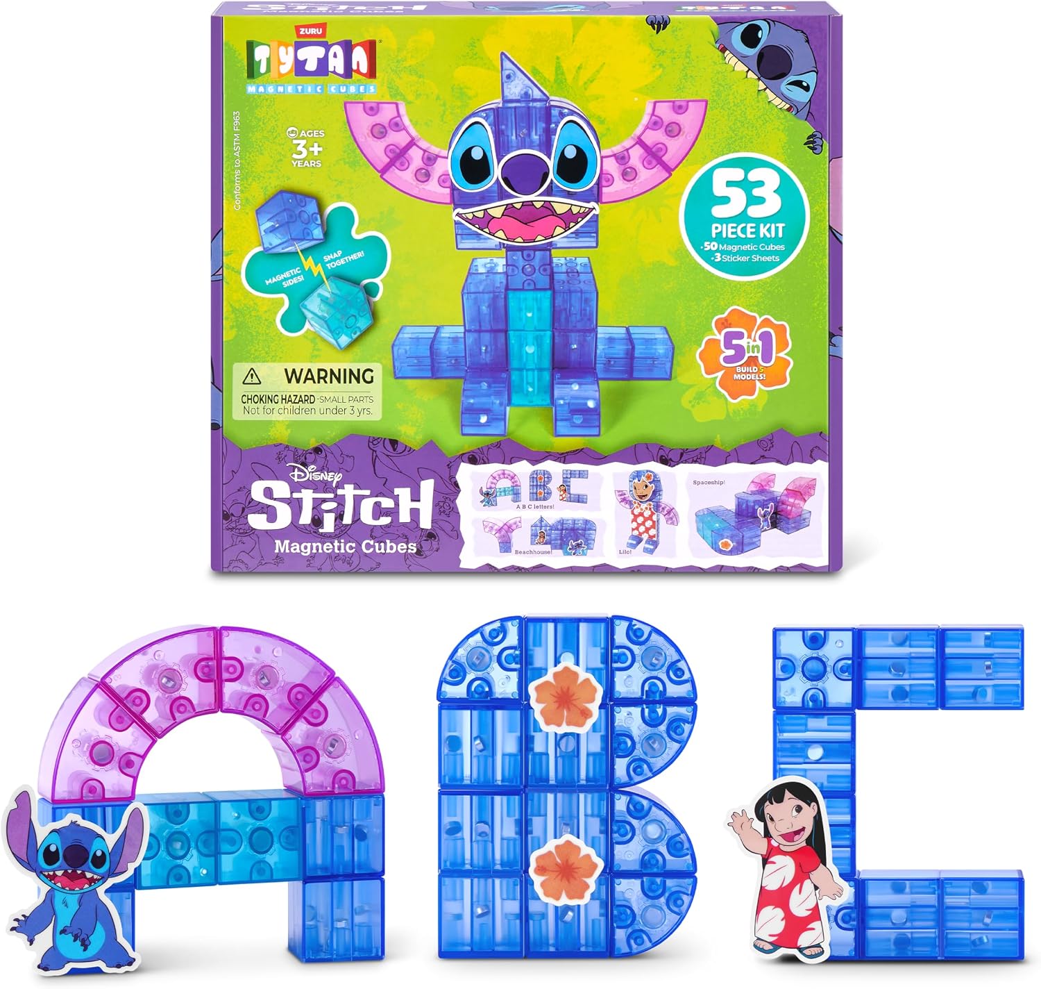 Detalle de Tytan Magnetic Cube Set, 53 Cubes