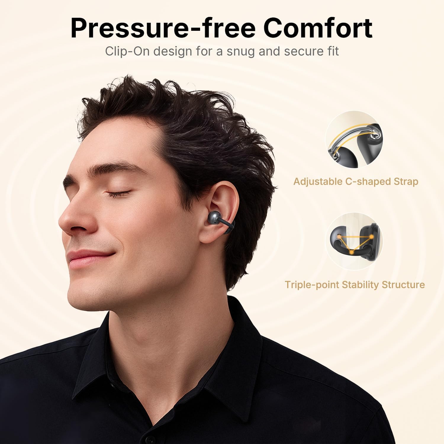 Detalle 2 de EarFun Clip Open Ear Headphones