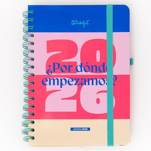 Thumbnail 3 de Mr. Wonderful Agenda Anual Office 2026 Vista Semanal + Bolígrafo Bo-Bo borrable