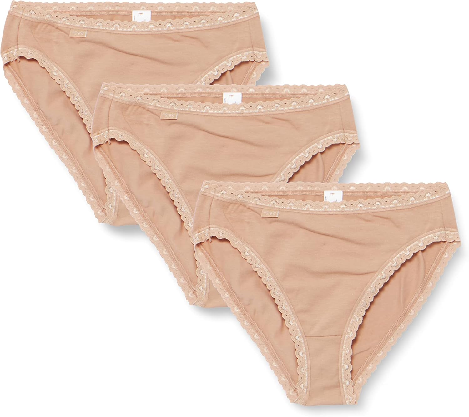 Thumbnail 5 de Sloggi 24/7 Cotton Lace Tai Slip – 3er-Pack