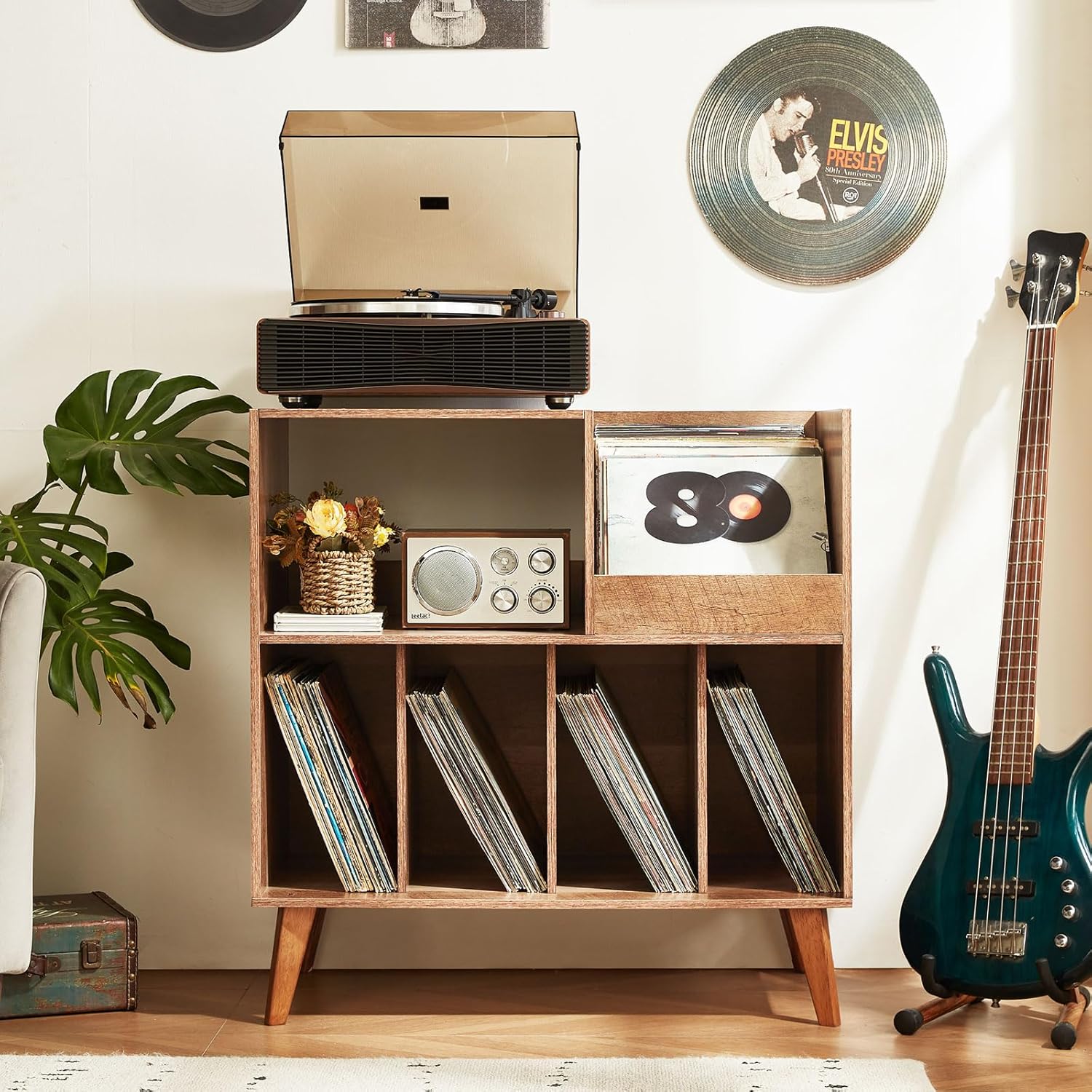 Thumbnail 5 de Large record stand with storage for 300 albums