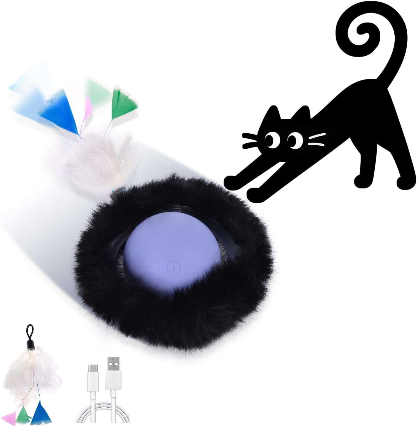 Thumbnail 6 de GoldenSun Cat Toys 2-in-1 maze pouch toy