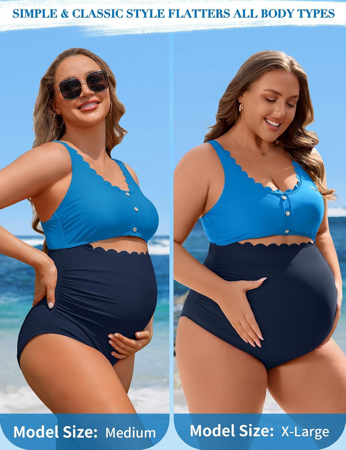 Thumbnail 4 de Charmo Maternity One Piece Swimsuit UPF 50+