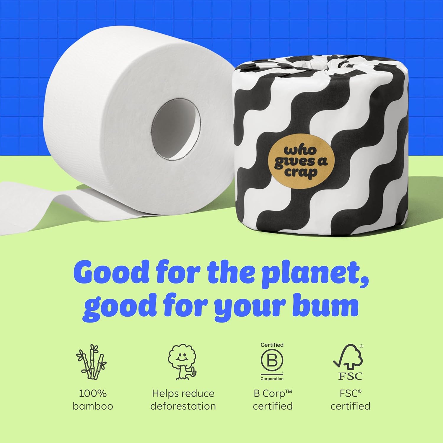 Thumbnail 2 de Who Gives A Crap Premium Bamboo Toilet Roll