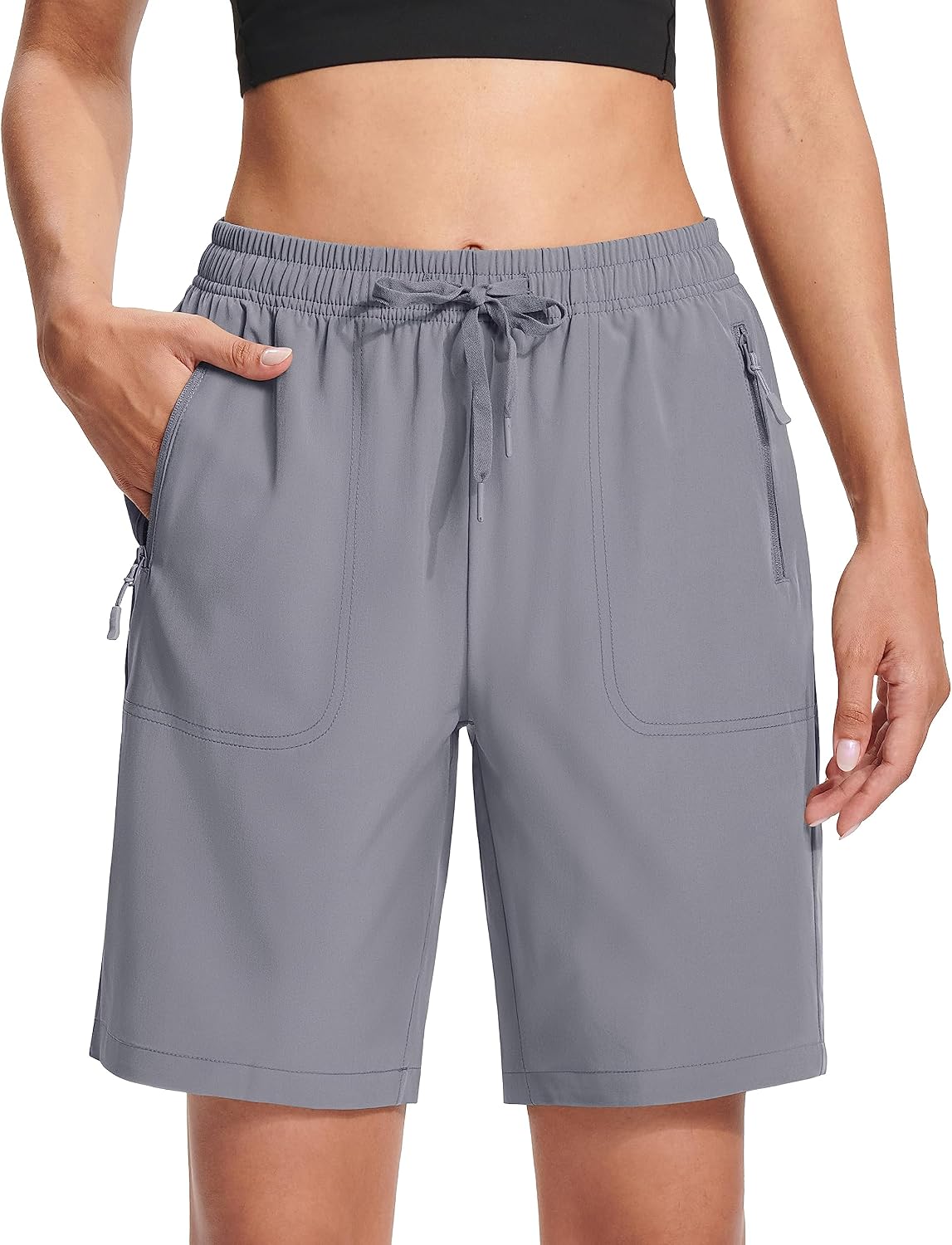 Detalle de MAGCOMSEN Women's Hiking Shorts 8-inch