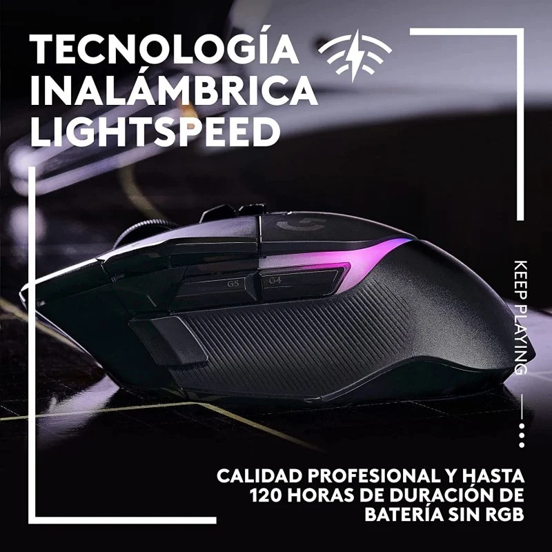 Thumbnail 1 de Logitech G G502 X Plus Inalámbrico RGB Gaming 25600 DPI 🖱️