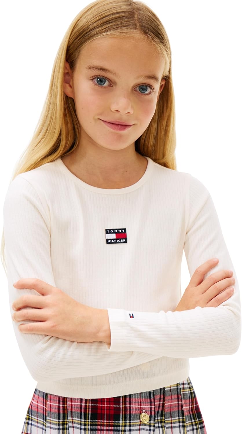 Detalle de Tommy Hilfiger Mädchen Oberteile für Kinder