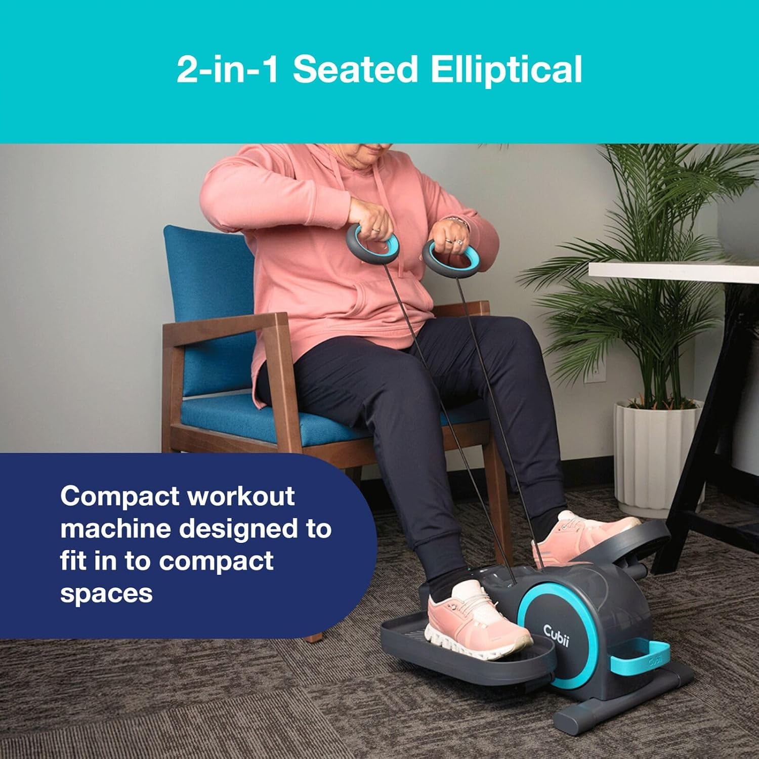 Thumbnail 4 de Cubii Total Body seated elliptical, 12 levels 🚶♀