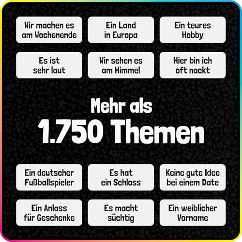 Thumbnail 7 de Nonstop Cards – Lustiges Kartenspiel mit App: Stadt-Land-Fluss für 2–8 Spieler