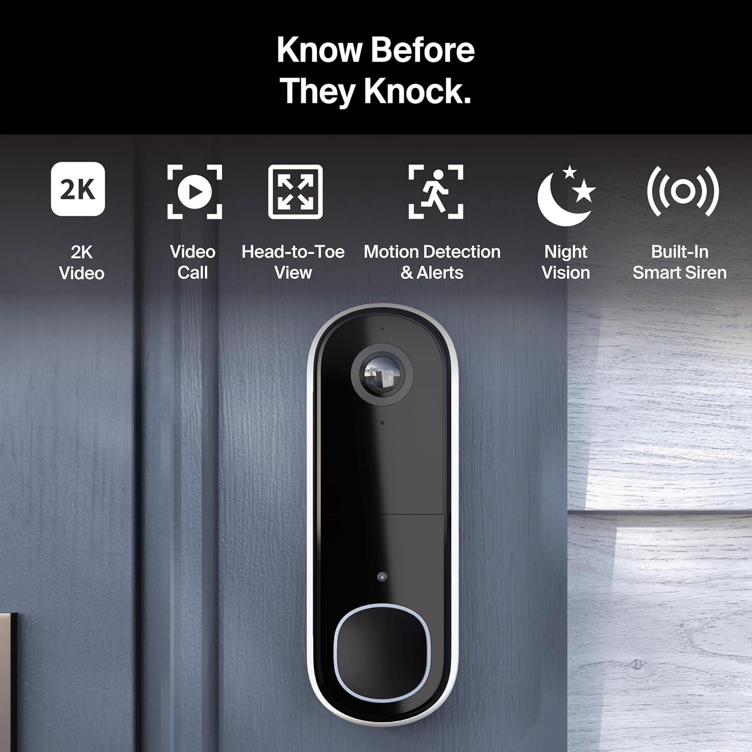 Detalle 1 de Arlo 2K video doorbell