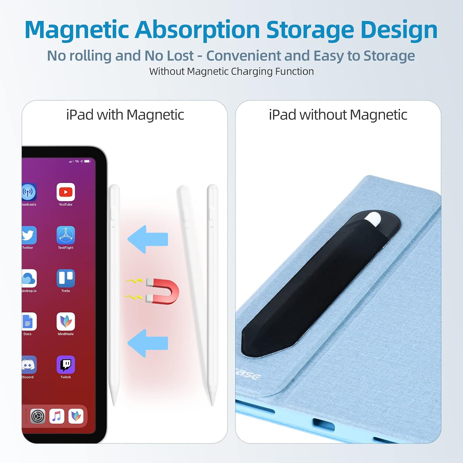 Thumbnail 4 de TQQ Pencil for iPad (2018–2026): Pixel-Perfect Precision with Tilt Sensitivity and Fast Charge