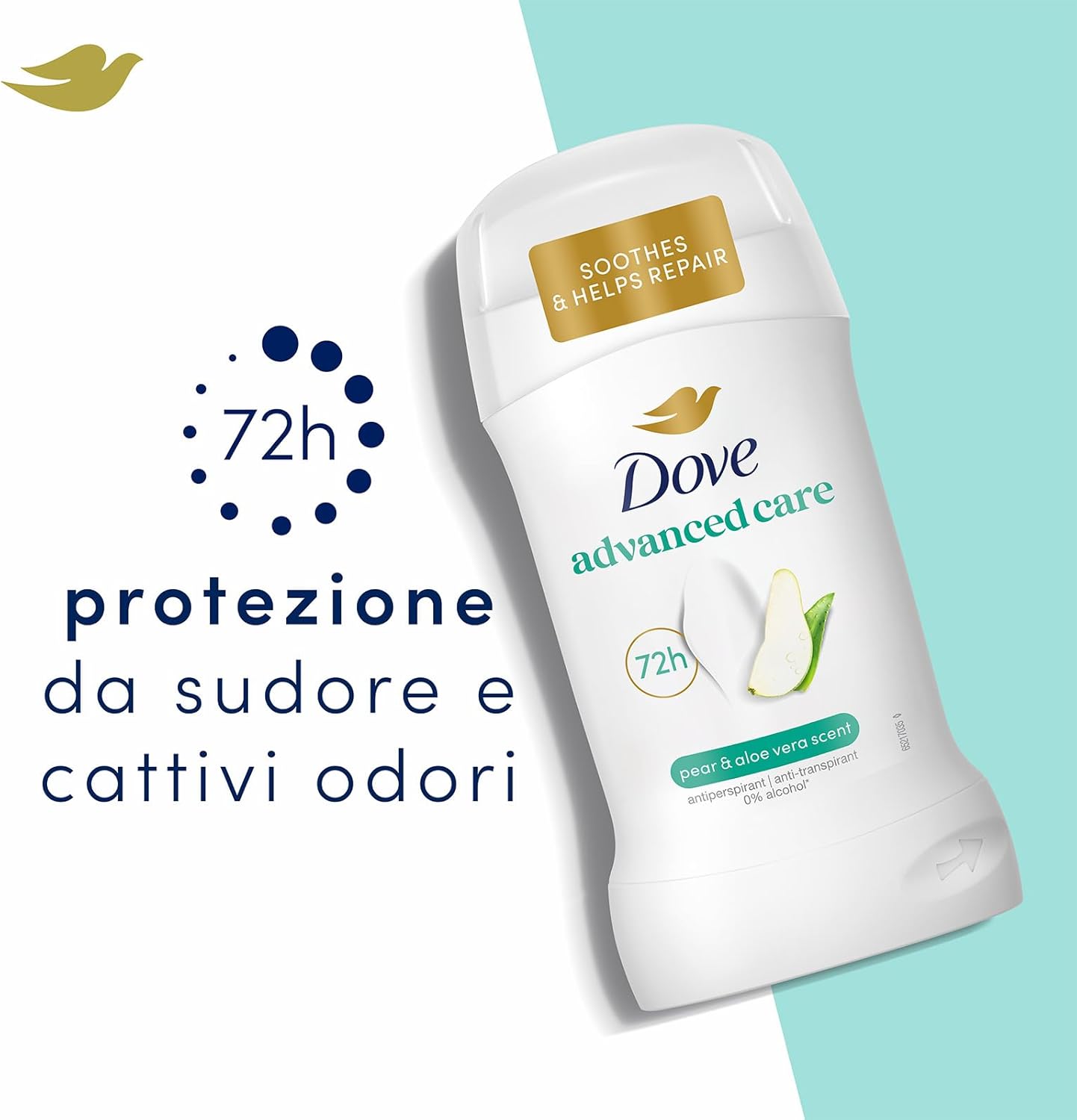 Detalle 2 de Dove Deodorante Stick Go Fresh 50ml 🍐