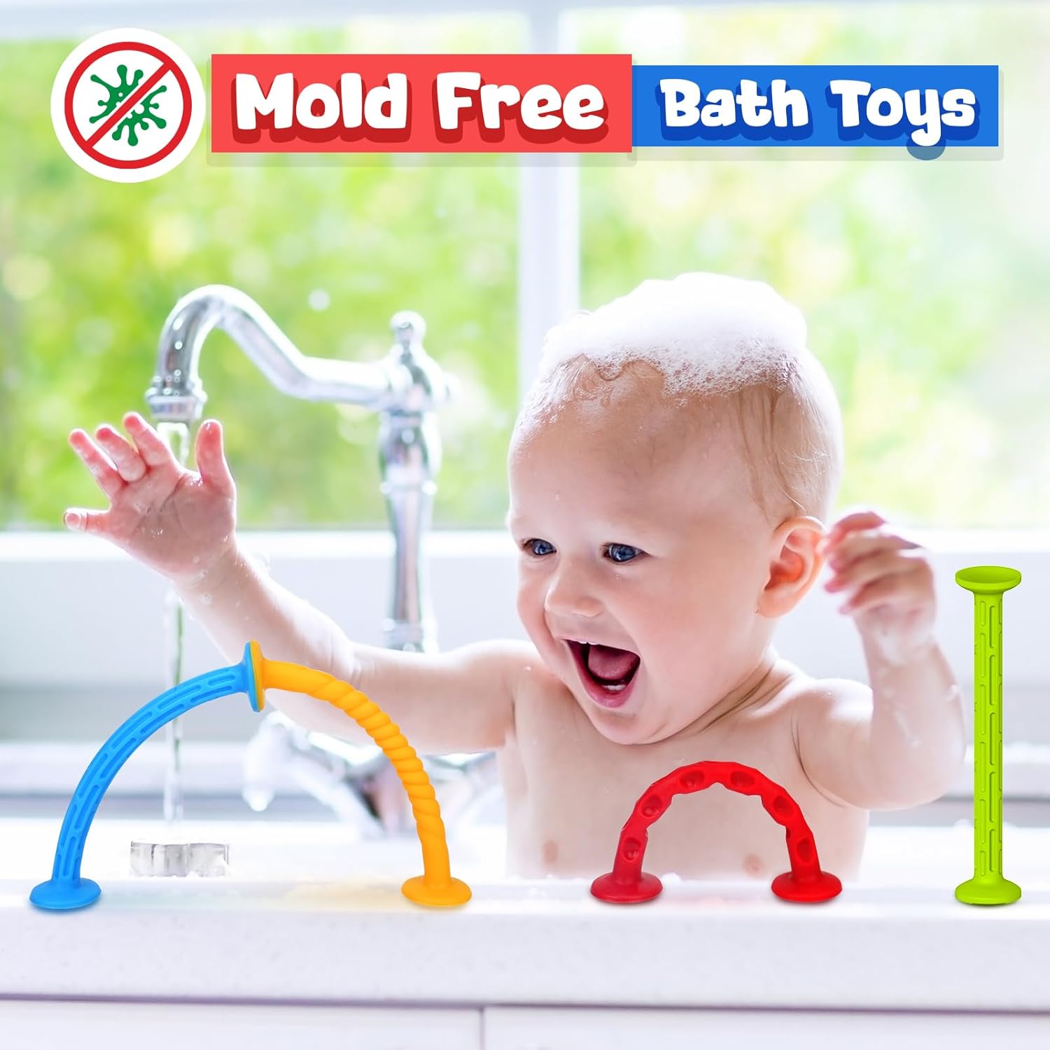 Thumbnail 3 de LESONG Baby Suction Bath Toys 8pcs