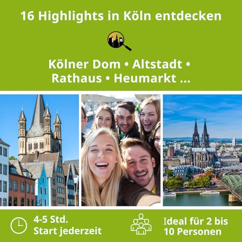 Detalle de Stadtspiel Schnitzeljagd Köln Altstadt – Entdeckertour