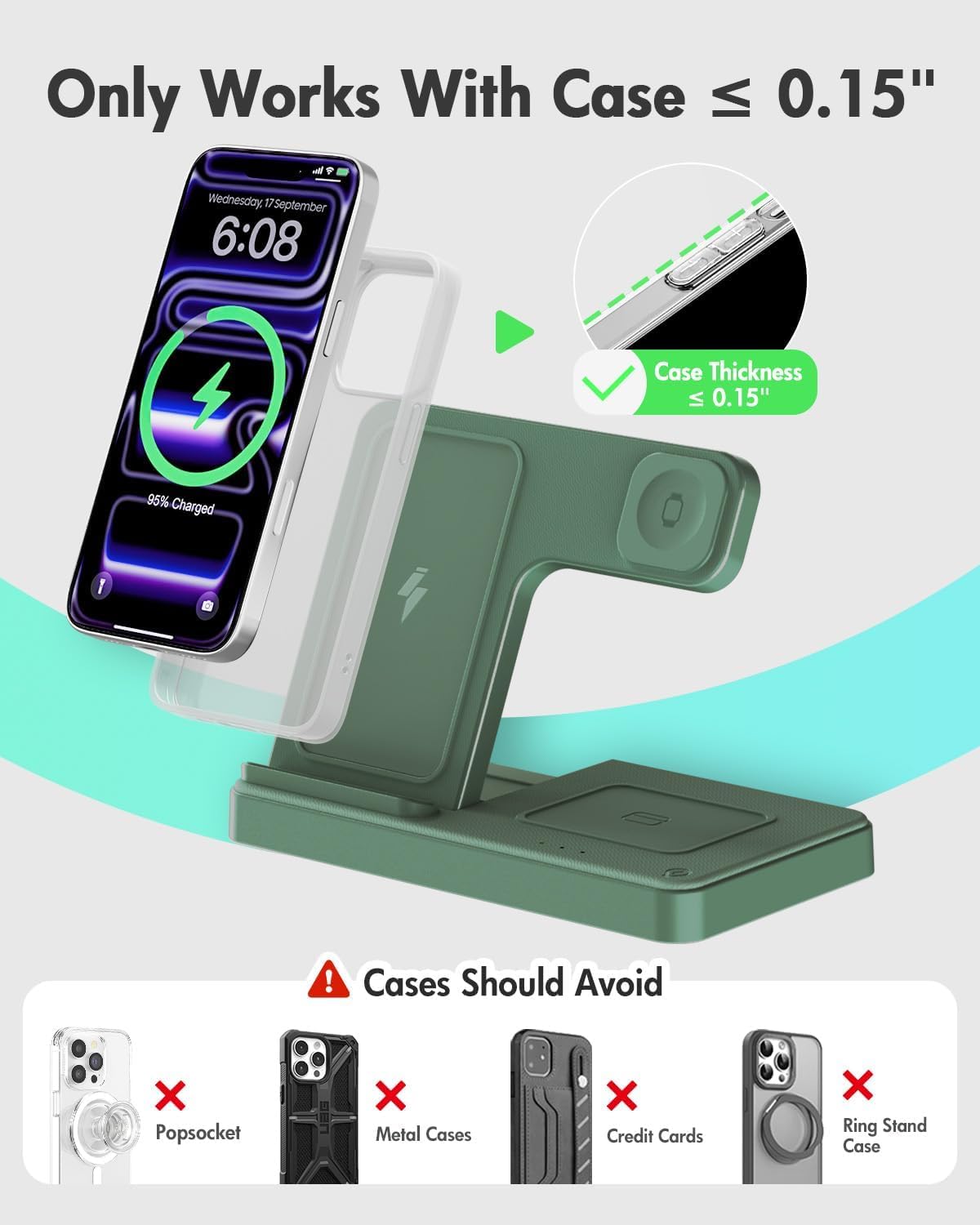 Thumbnail 2 de GETPALS 3-in-1 wireless charging station