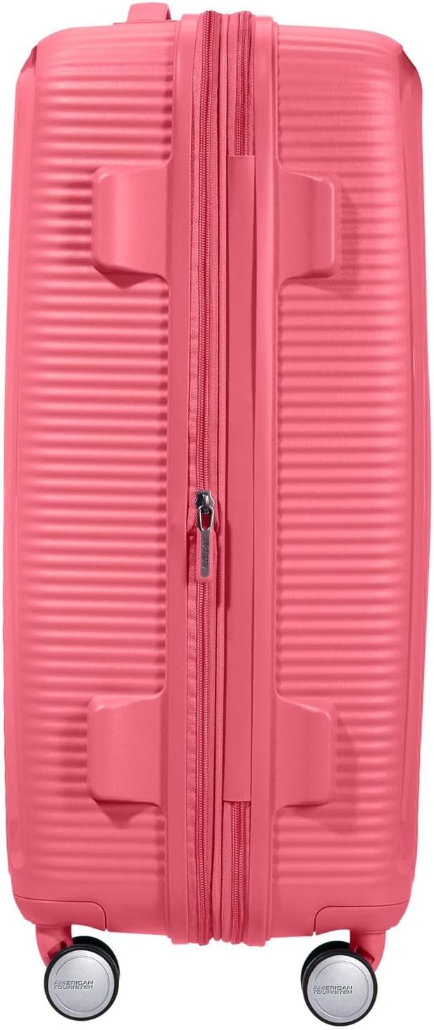 Thumbnail 4 de American Tourister Soundbox Trolley M Espandibile – Valigia 67 cm, Rosa Sun Kissed Coral, 71.5/81 L