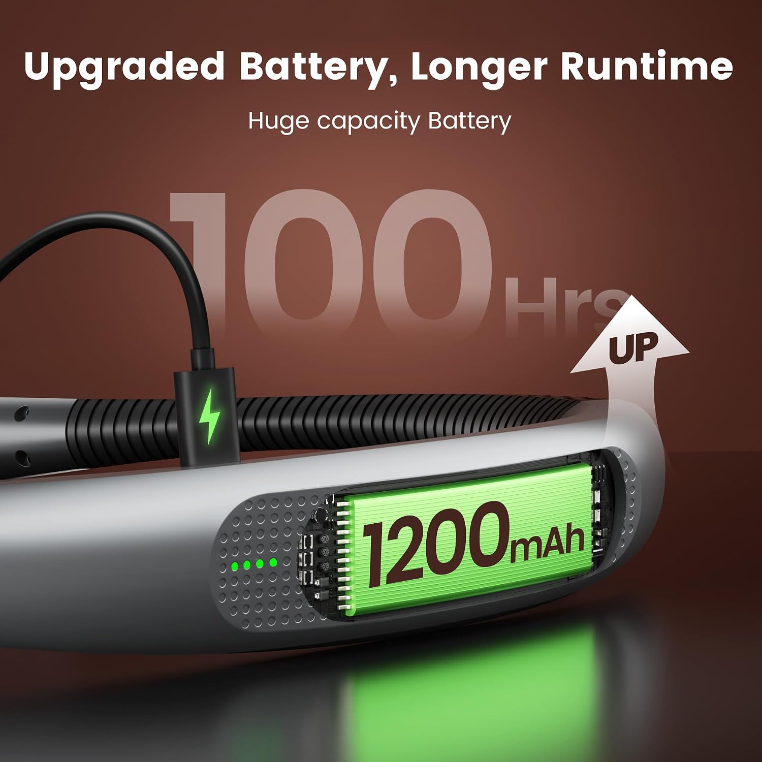 Detalle de Glocusent Neck Reading Light with 100-Hour Runtime