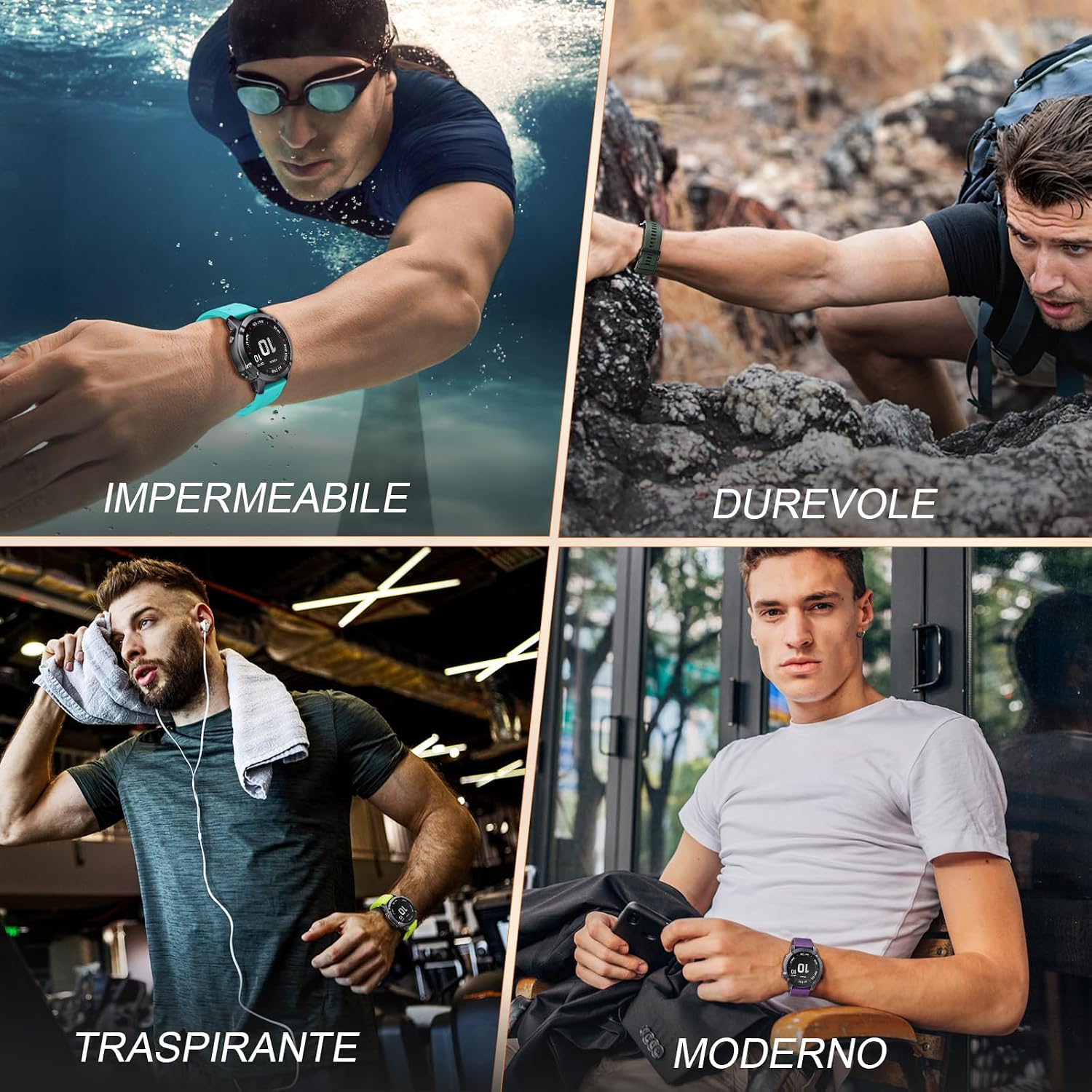 Thumbnail 6 de Cinturino 22 mm per Garmin: compatibile con Fenix, Forerunner, Instinct e altri, stile e comodità