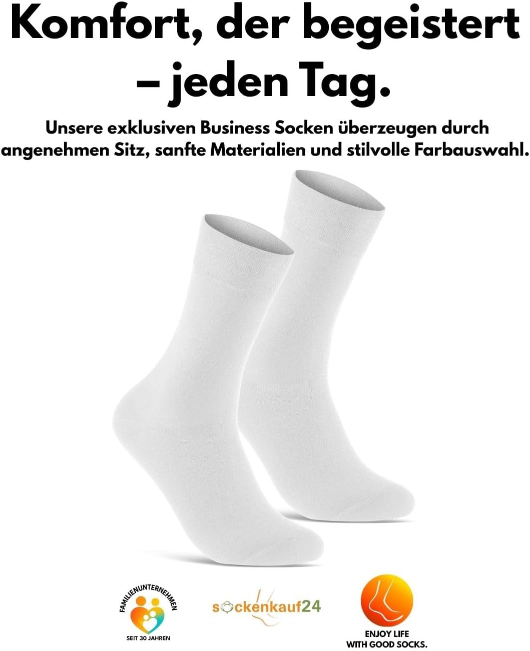 Thumbnail 5 de Business-Socken für Herren Damen 10 Paar