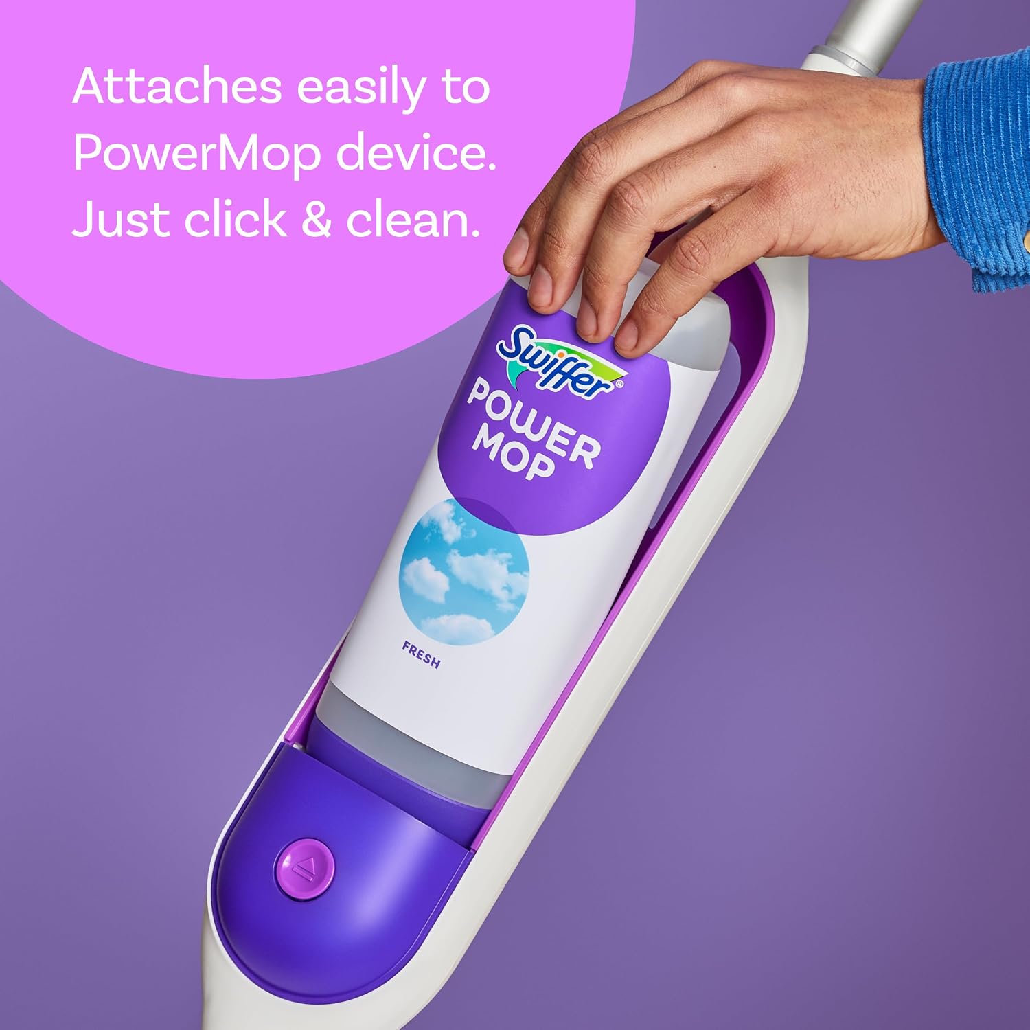 Thumbnail 5 de Swiffer PowerMop Liquid Floor Cleaner Refills – Fresh Scent (2 Bottles)