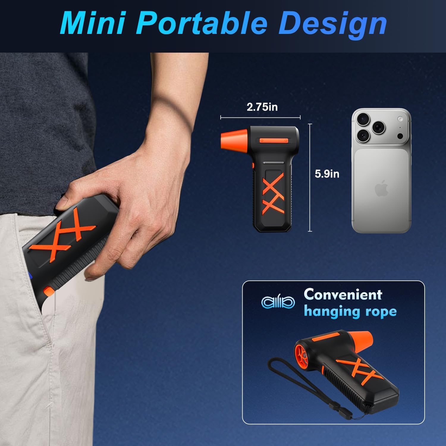 Thumbnail 6 de WHATOOK Electric Compressed Air Duster 250000 RPM