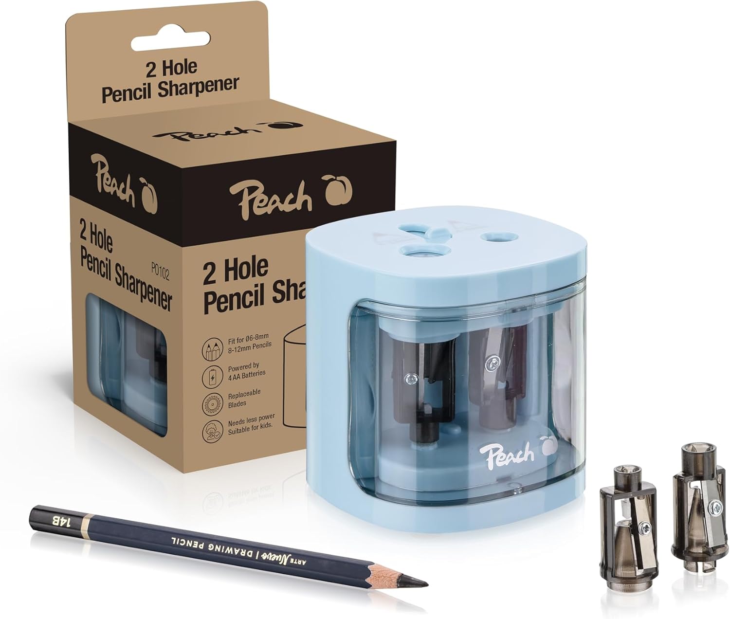 Thumbnail 5 de Peach PO102 Elektrischer Universal-Anspitzer 6–12 mm