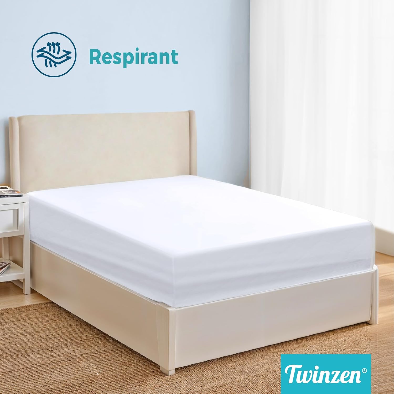 Thumbnail 4 de Twinzen Protege Matelas 140x200 imperméable