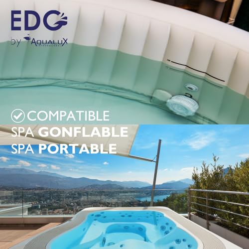 Thumbnail 1 de EDG by AQUALUX INTERNATIONAL - Brome Spa et Piscine, Pastille 20g (Boîte 1 kg) – Désinfection lente et permanente sans chlore
