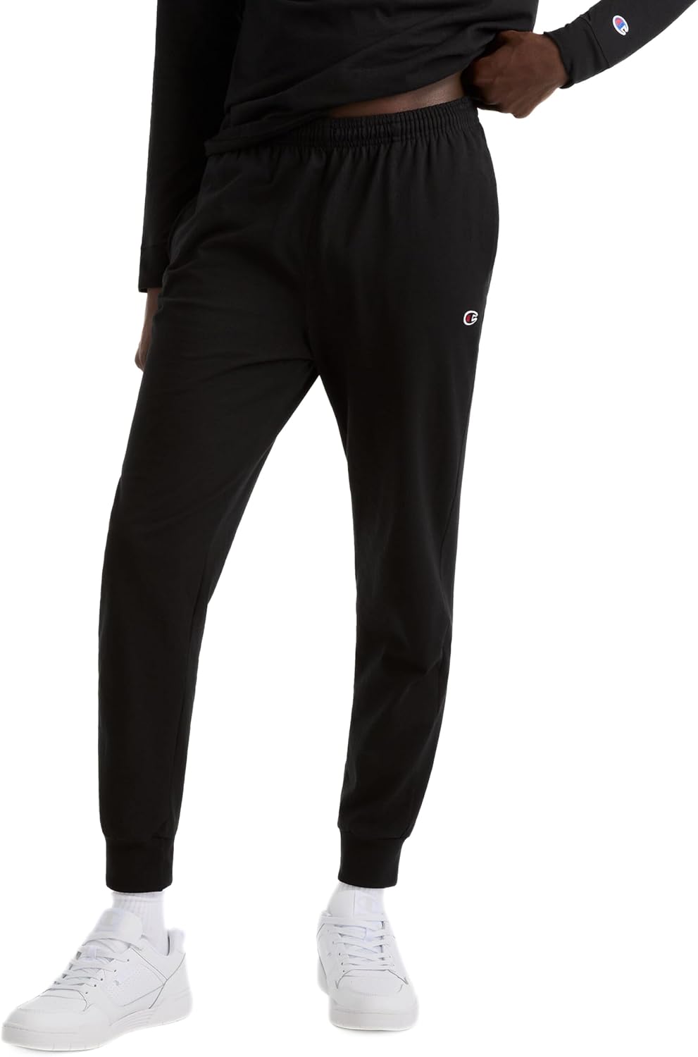 Detalle de Champion Men's Joggers, Everyday Cotton, Lightweight Lounge Knit Pants for Men (31" Inseam)