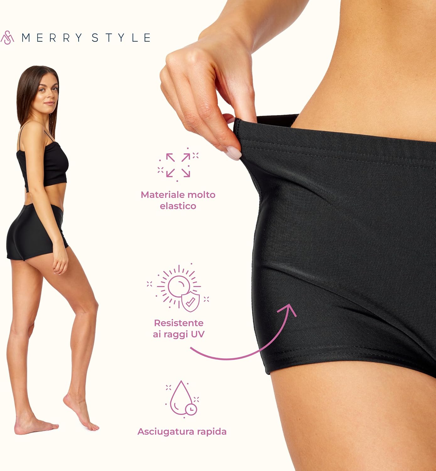 Thumbnail 3 de Costume da bagno donna Merry Style a pantaloncino L23L1 con UPF 50+