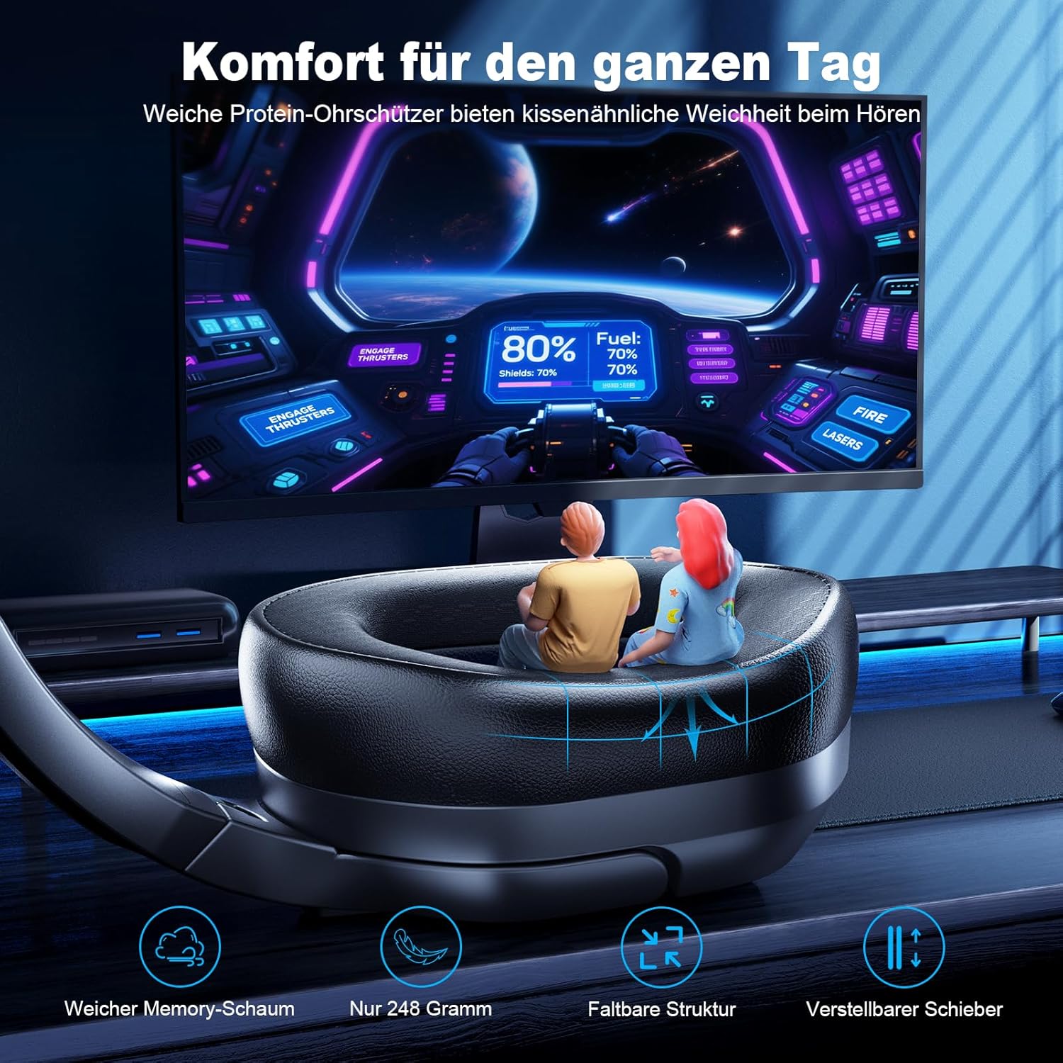 Thumbnail 5 de Fachixy FC200 Wireless Gaming Headset