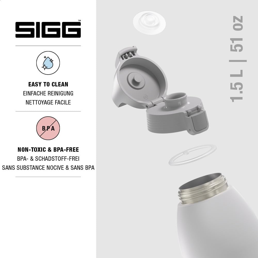 Thumbnail 2 de Sigg Shield Therm One Isolierte Trinkflasche – 0,5 l / 0,75 l / 1 l, BPA-frei, spülmaschinenfest, 90% recycelter Edelstahl