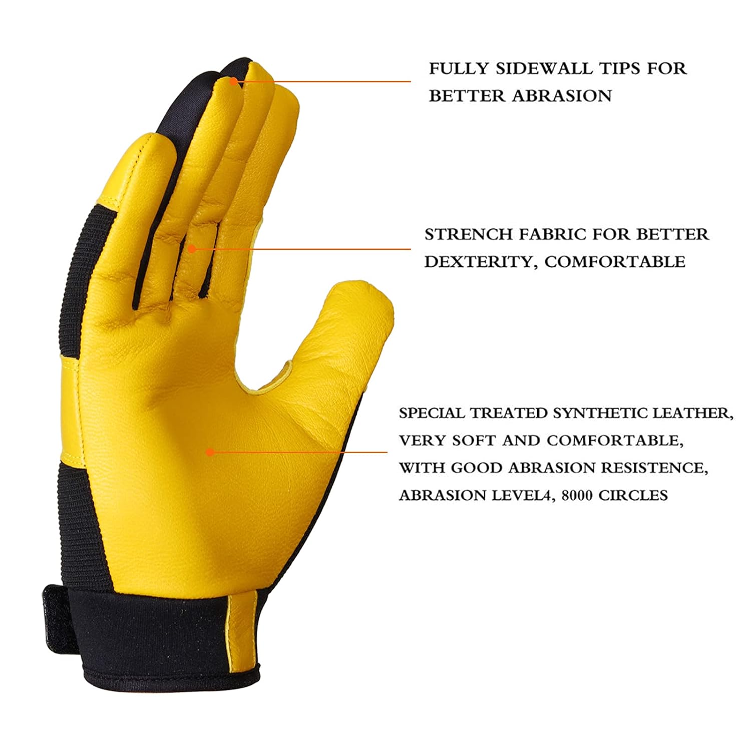 Thumbnail 2 de Gardening Working Gloves Thorn‑proof Leather Gloves (L)