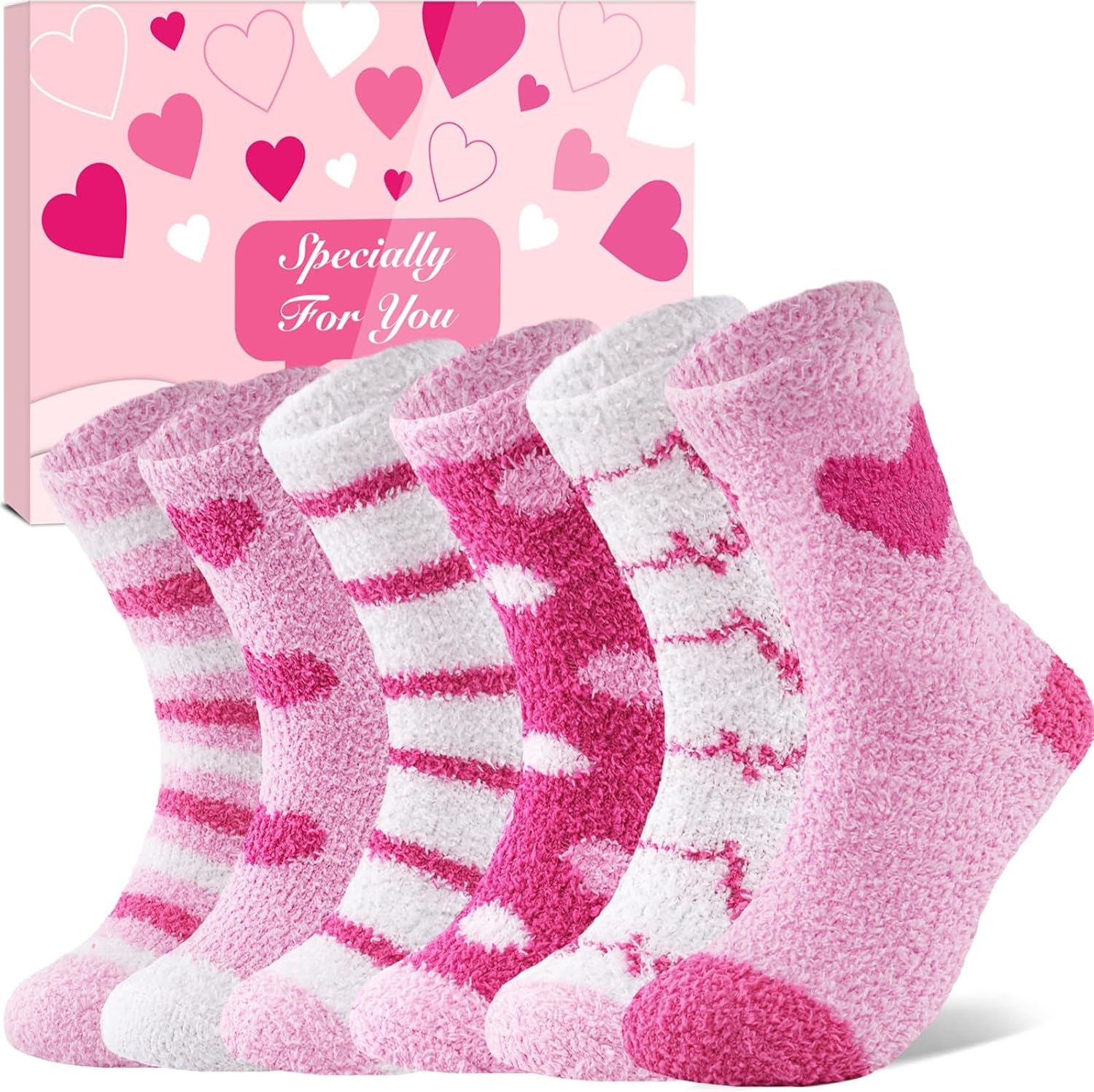Detalle de Niofind Chaussettes Chaudes Femme 36-42 Corail