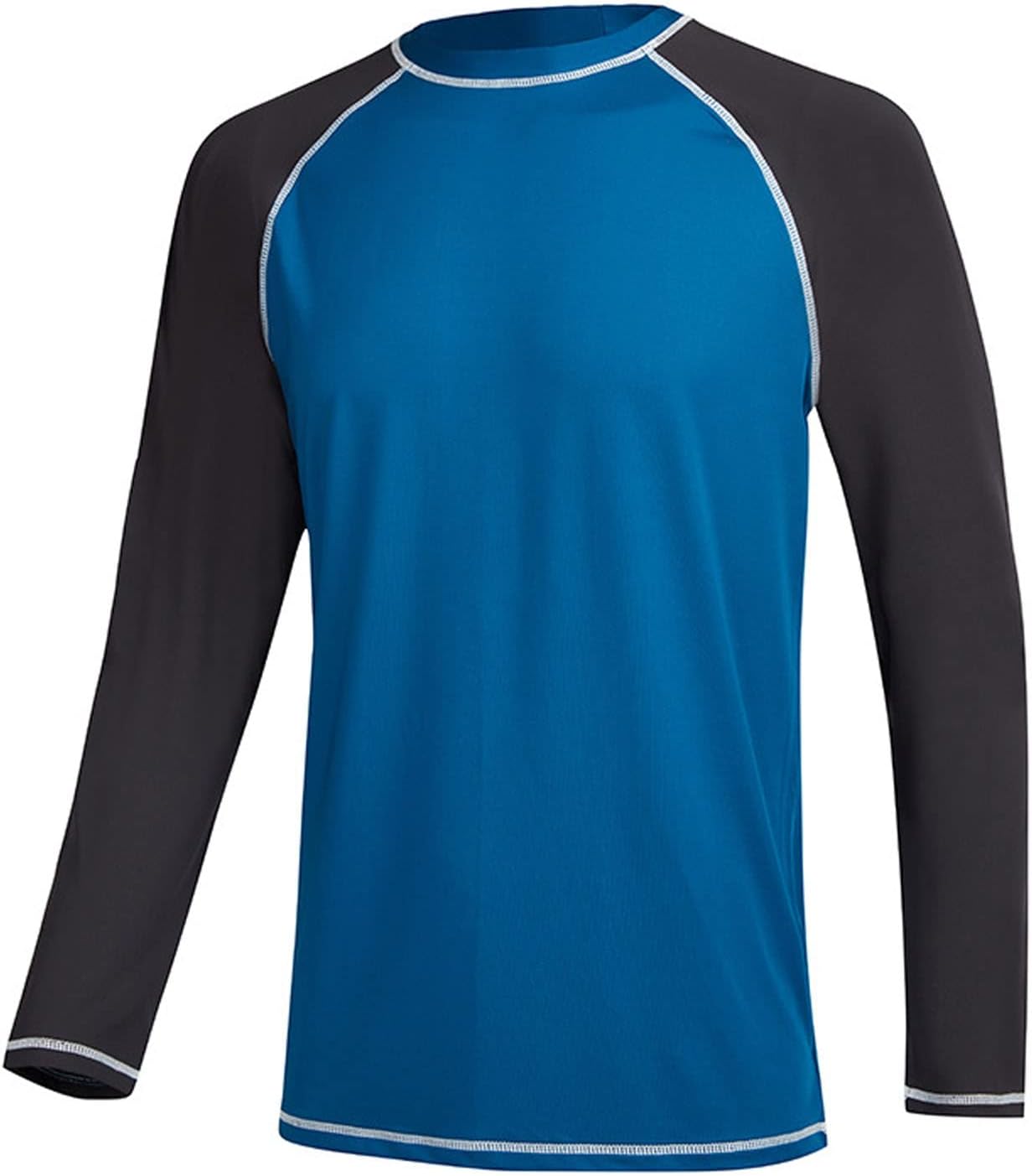 Detalle de Satankud Men's Long Sleeve Swim Shirt, UPF 50+, Quick-Drying Fabric