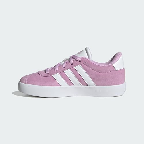 Detalle de Adidas Mixte Enfant VL Court 3.0 Shoes – Bliss Lilac/Cloud White/Grey Two, 37 1/3 EU