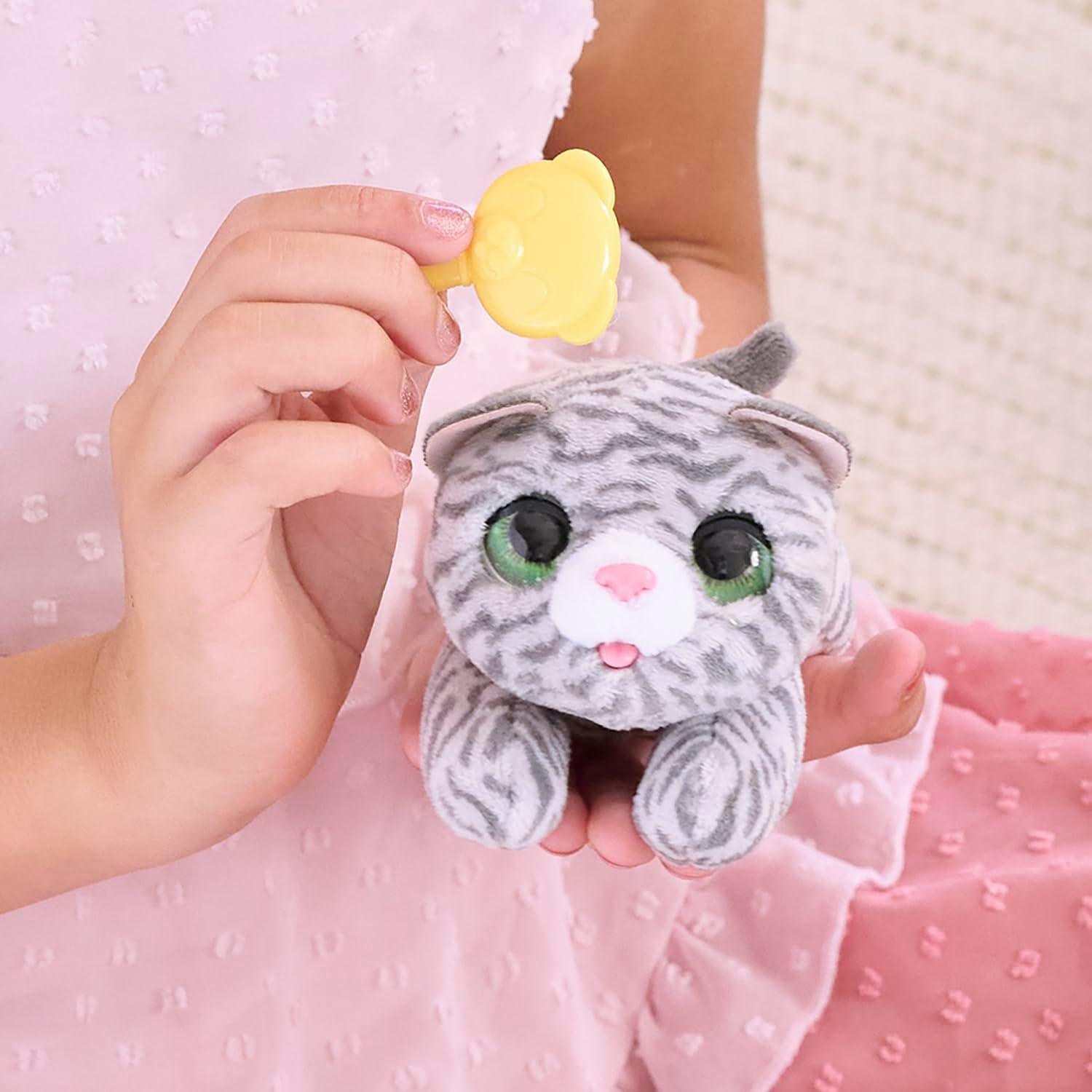 Thumbnail 4 de FurReal Chaton interactif Petit chat peluche