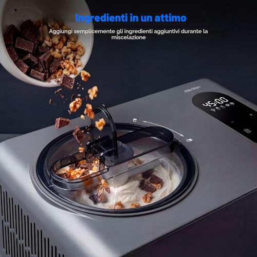 Detalle de MEDION Gelatiera con compressore: gelato, yogurt e granita senza preriscaldamento