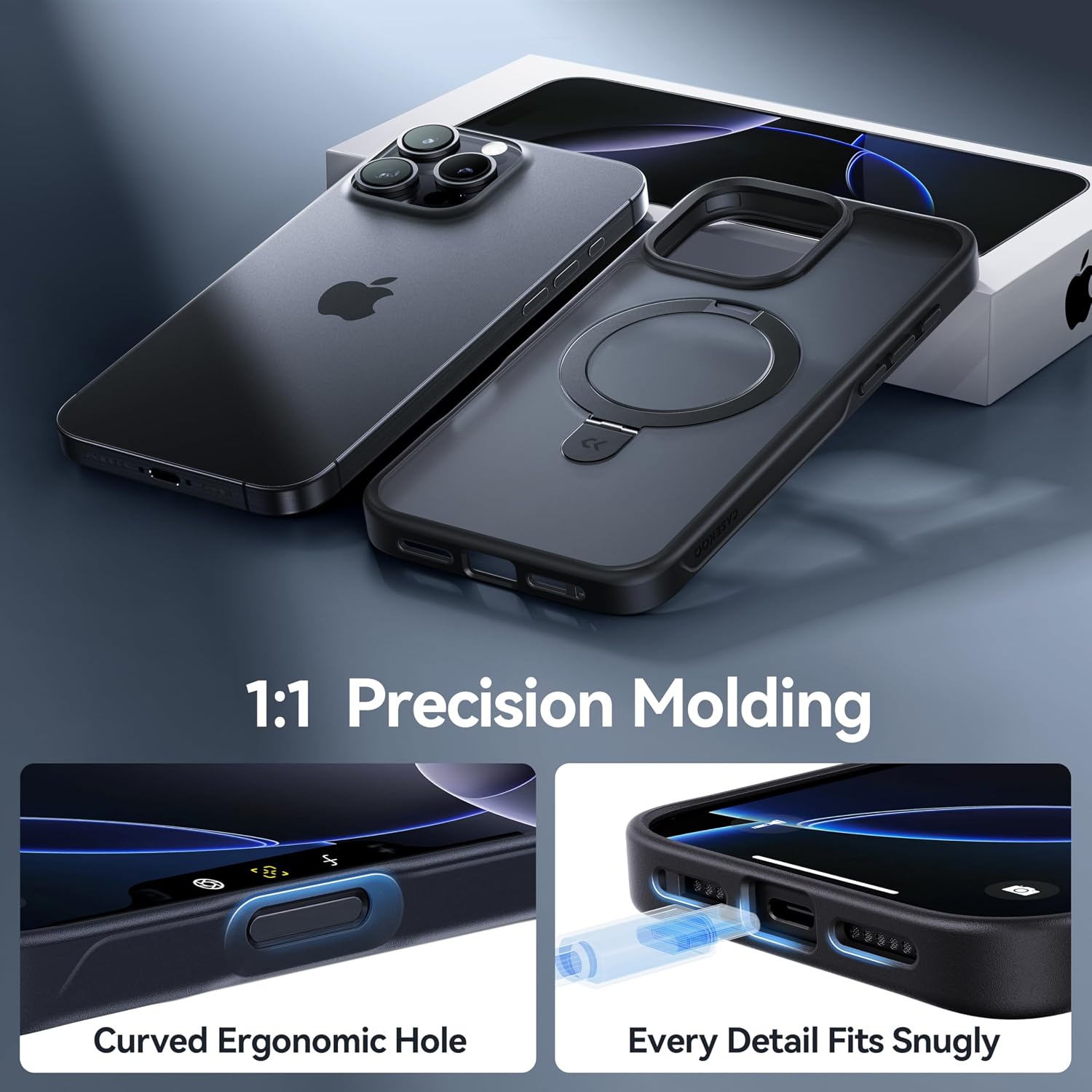 Thumbnail 6 de CASEKOO iPhone 16 Pro Max clear magnetic case 6.9"