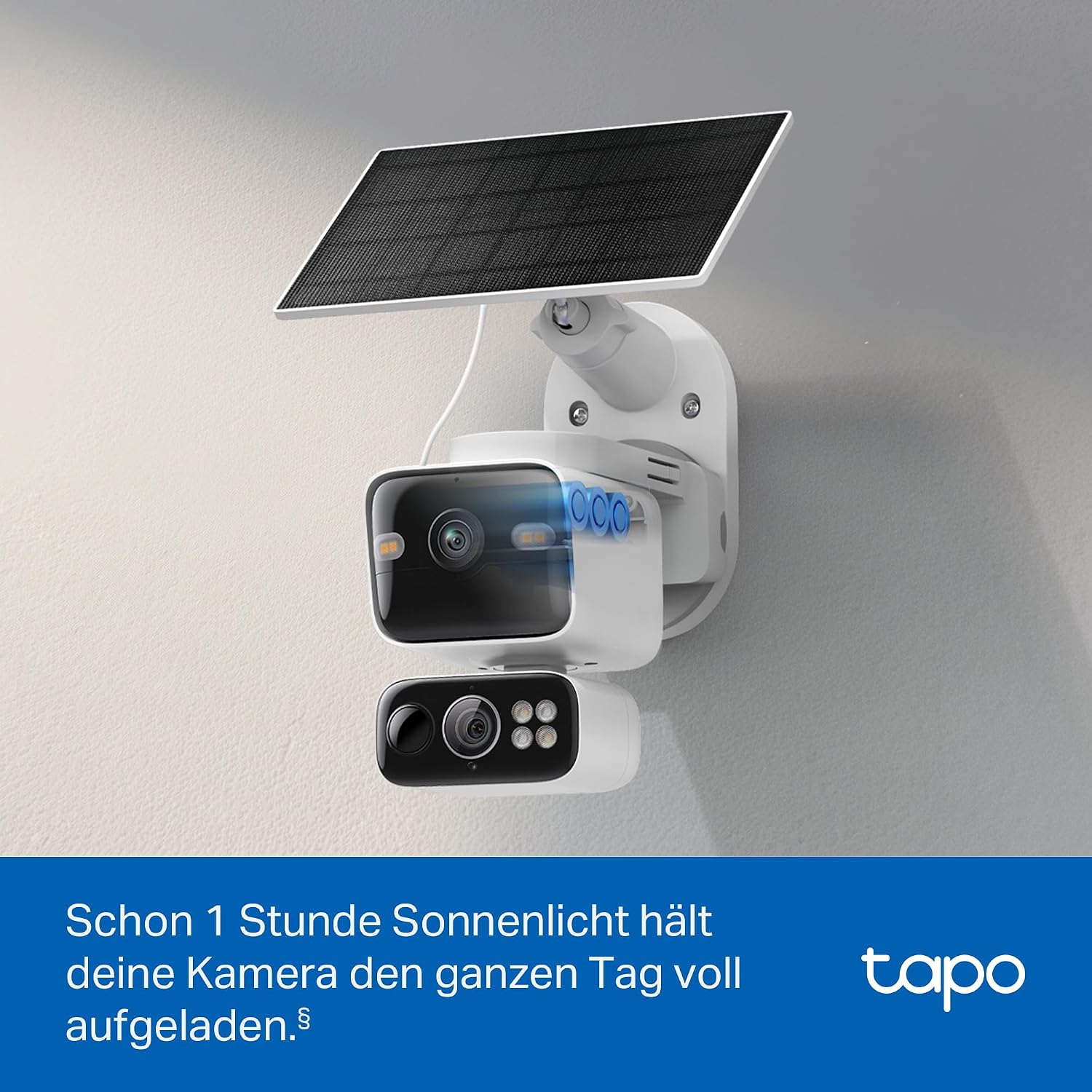 Thumbnail 6 de Tapo C645D KIT Solar Überwachungskamera Außen mit Akku – 2K Dual-Objektiv, 165° Weitwinkel, KI-Erkennung