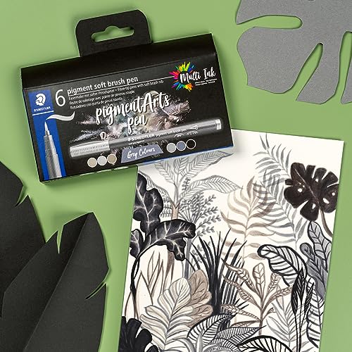 Thumbnail 6 de STAEDTLER Pigment Art 372 feutres gris et noir ⚙️