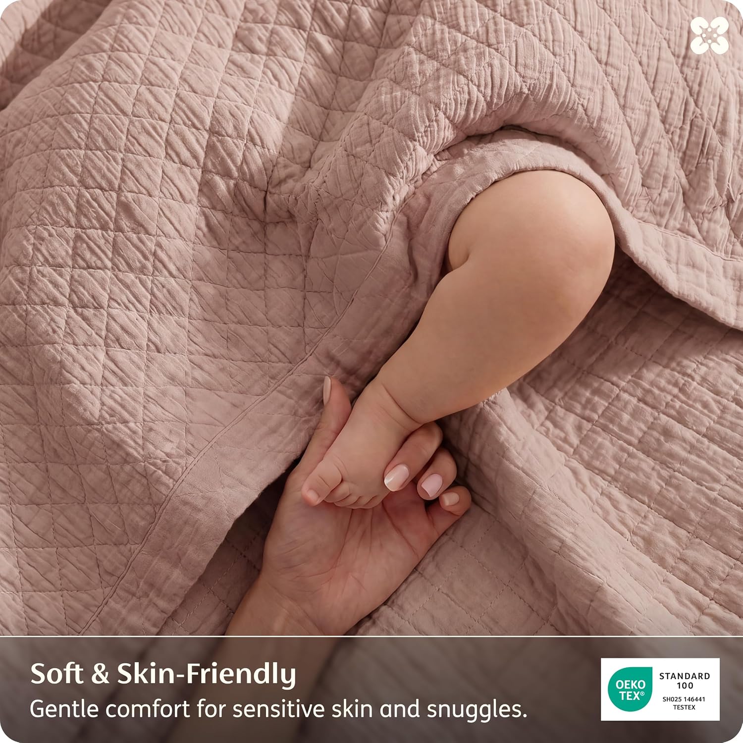 Thumbnail 2 de Bedsure PureWoven Blanket 8-Layer Cotton Muslin, Queen, 460 GSM