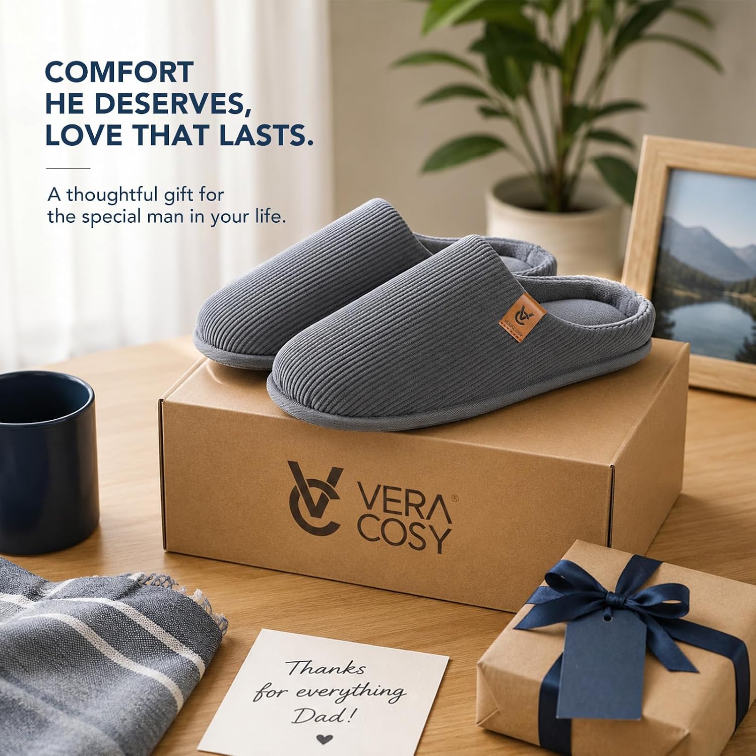 Thumbnail 2 de VeraCosy cosy slip-on slippers with 80D foam