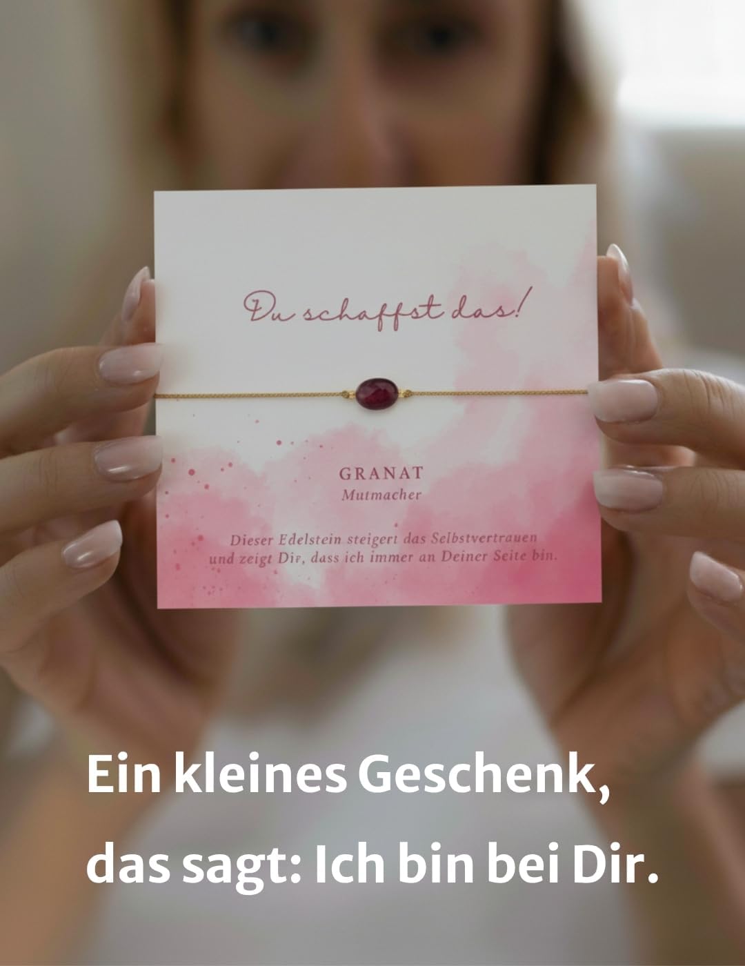 Thumbnail 6 de happymaker Mutmacher Geschenk – Edelstein Armband mit Spruchkarte und Geschenkverpackung
