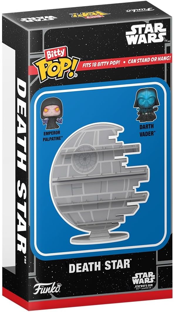 Thumbnail 2 de Funko Bitty Pop! Display Star Wars: Death Star – Emperor Palpatine & Darth Vader (Electrified) im Überblick
